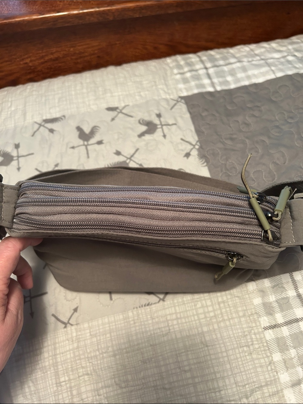 Gray Crossbody Bag - Picture 8 of 12